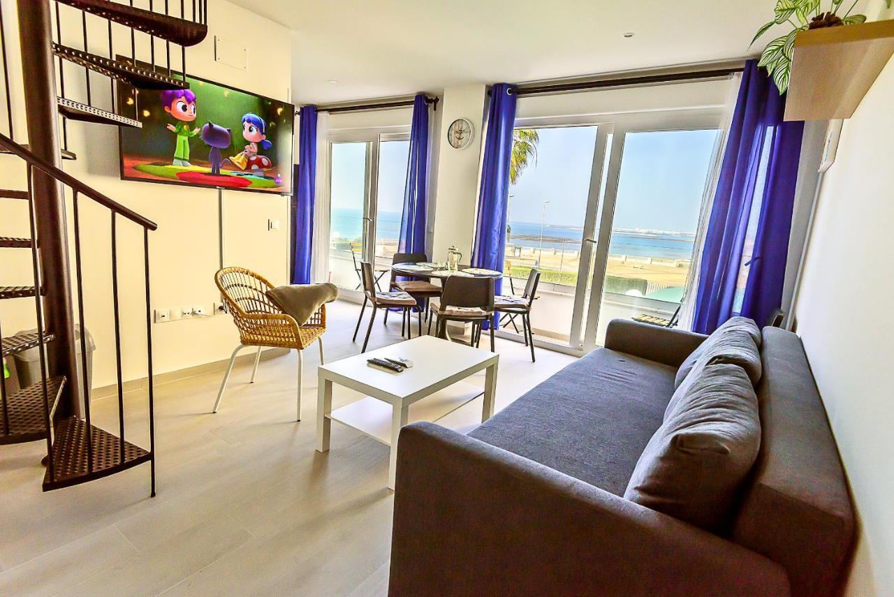 Oceanfront Duplex With A Rooftop Pool And Terrace El Puerto de Santa Maria Exterior foto