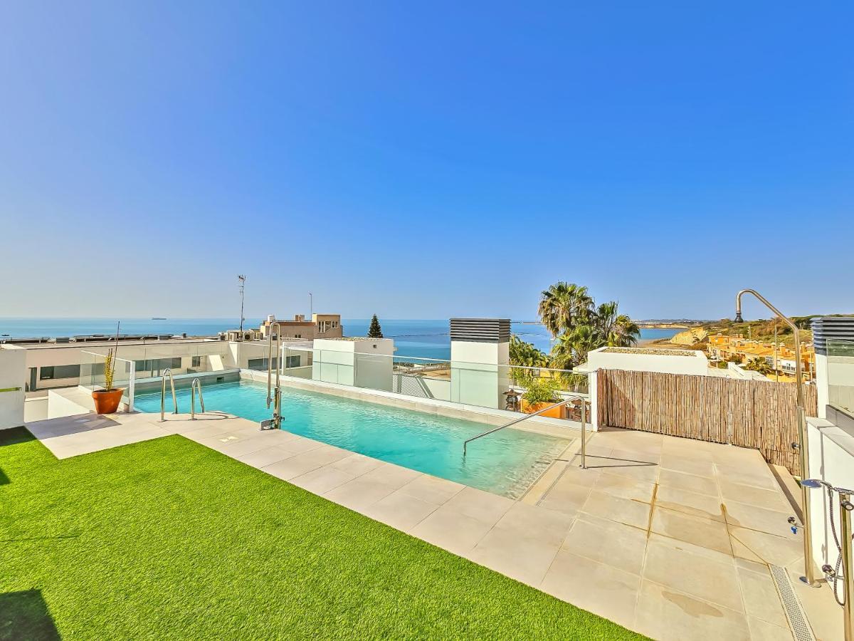 Oceanfront Duplex With A Rooftop Pool And Terrace El Puerto de Santa Maria Exterior foto