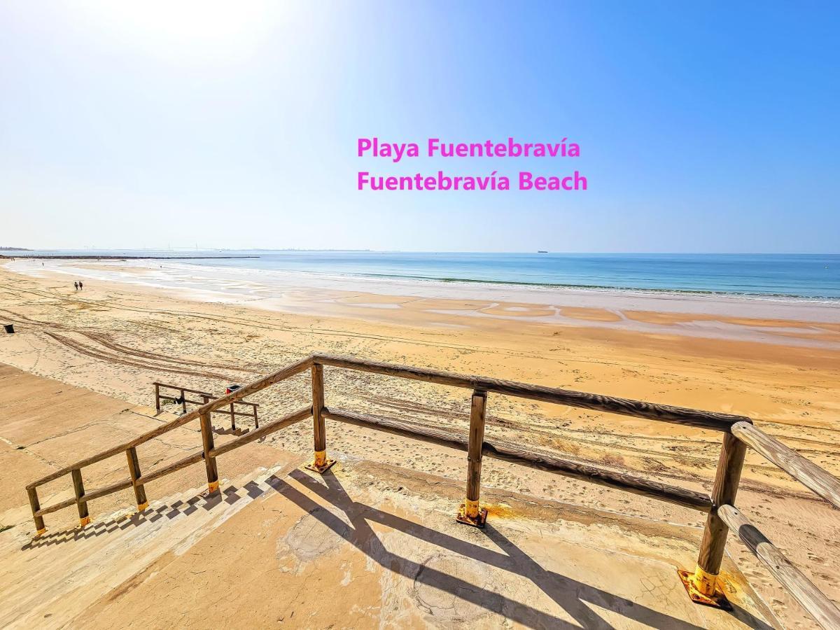 Oceanfront Duplex With A Rooftop Pool And Terrace El Puerto de Santa Maria Exterior foto